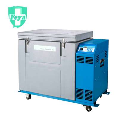 FY-XC-90W +4C Medical Blood Bank Transport Freezer For Ambulance Use