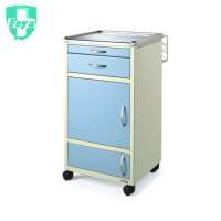 FY-5057 Hospital Care Bed ABS Top Panel Steel Bedside Cabinet